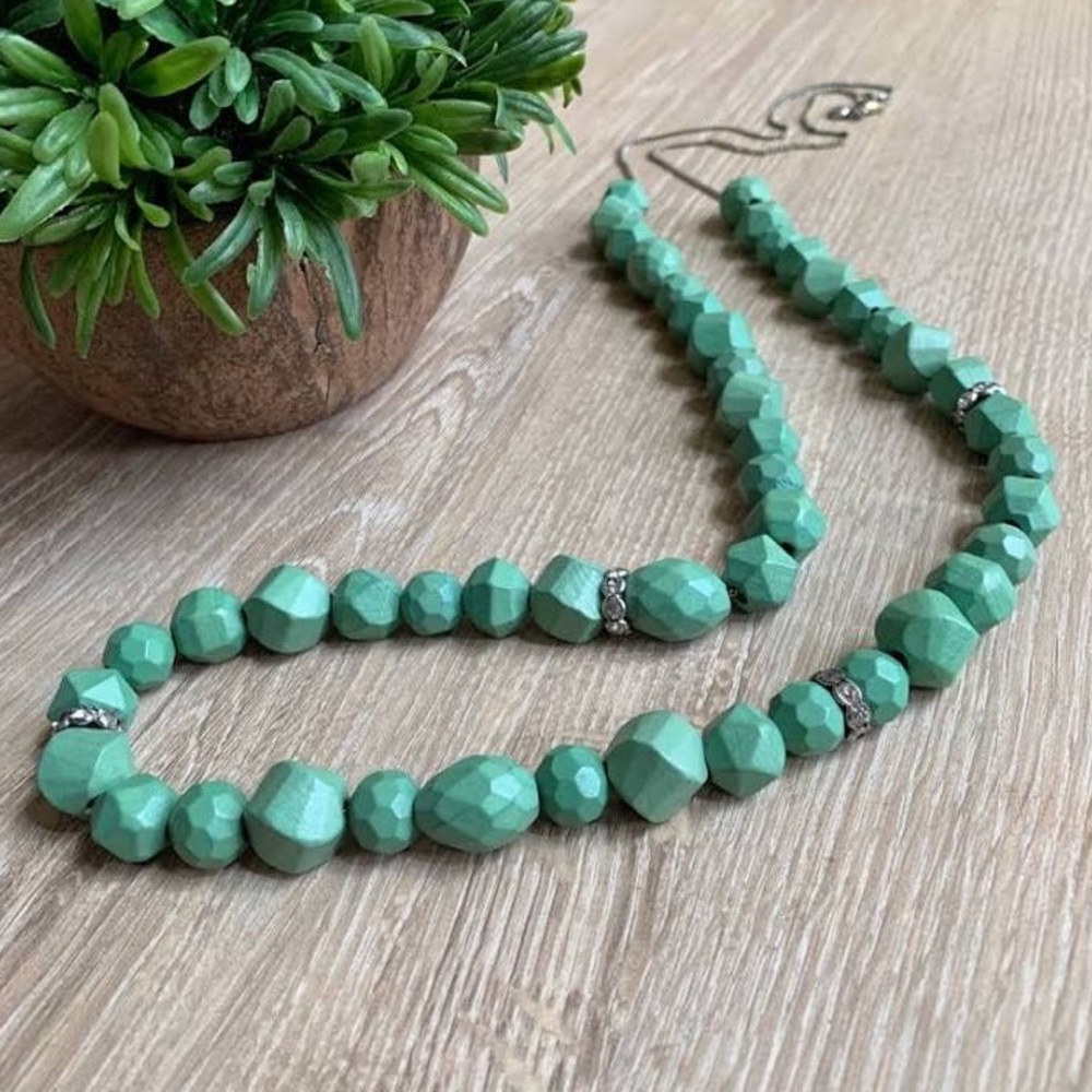 J. Crew Long Bead Necklace